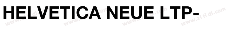 HELVETICA NEUE LTP字体转换